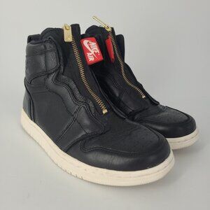 Nike Air Jordan 1 Retro High Women's Basketball Shoes Size 7.5 Black AQ3742-016